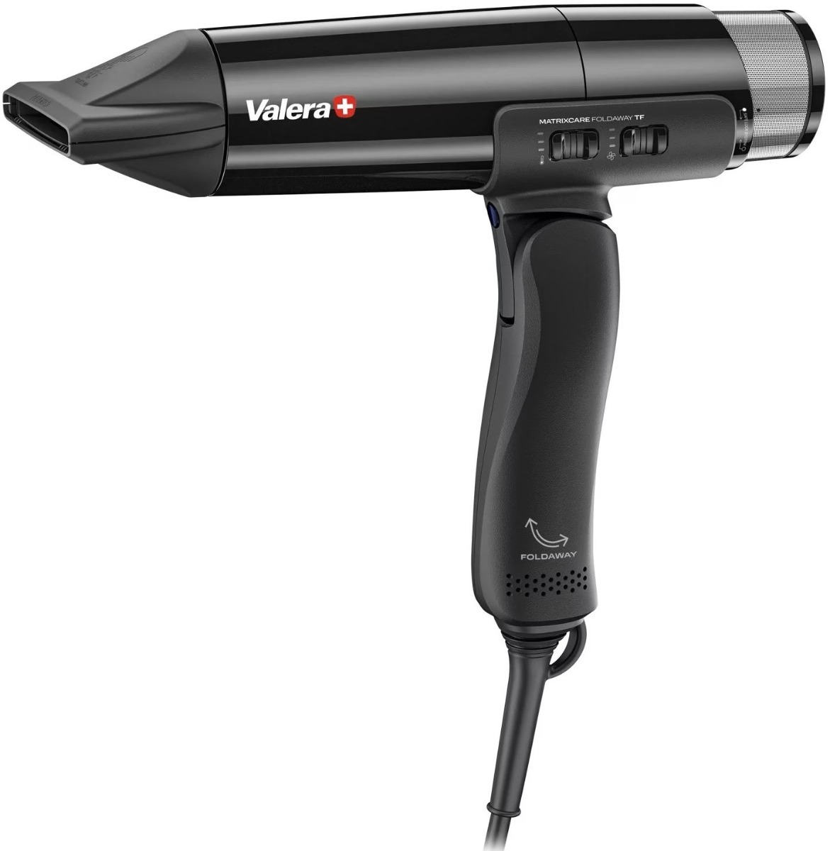 Valera MatrixCare FoldAway TF Night Black 2000W - Føntørrer - Sort - OS Frisørartikler