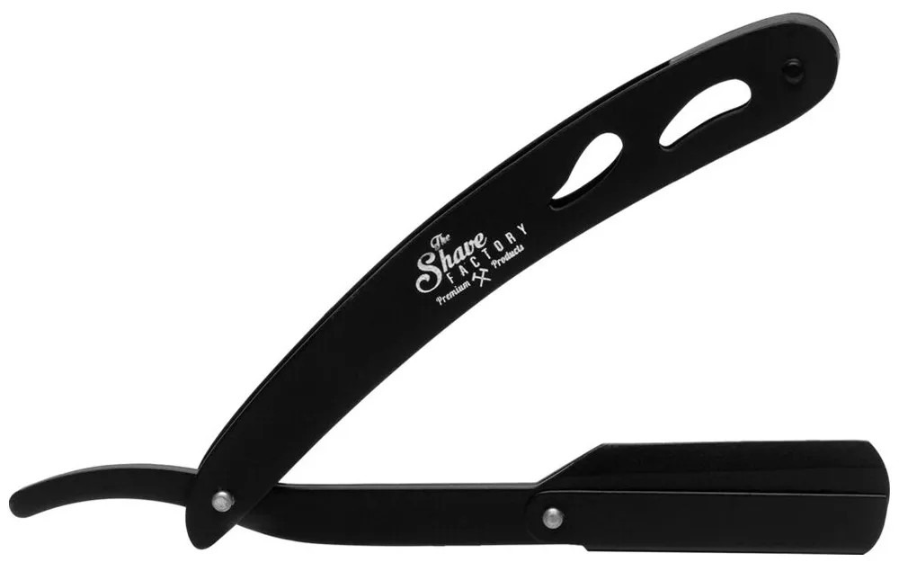 The Shave Factory Straight Barberkniv / Razor Metal - Rageknive - OS Frisørartikler