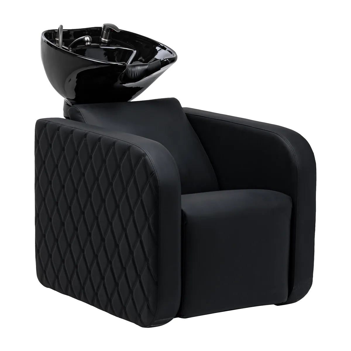 Gabbiano Electric Hairdressing With Massage Function Gabbiano Sylvia Plus Black - Frisørvaske - Sort - OS Frisørartikler