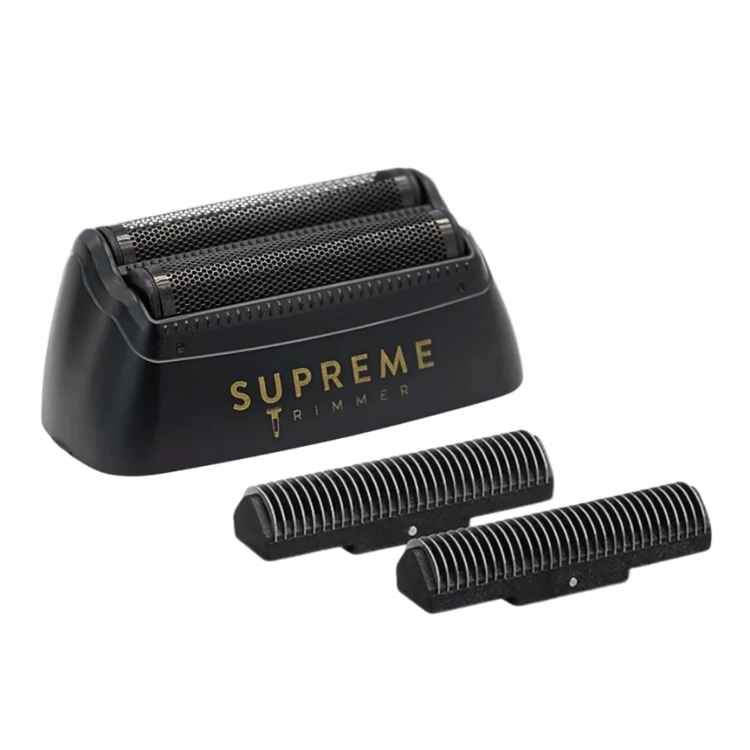Supreme Trimmer Crunch Double Shaver Replacement Folie Black - Blades & Shaver Heads - Sort - OS Frisørartikler