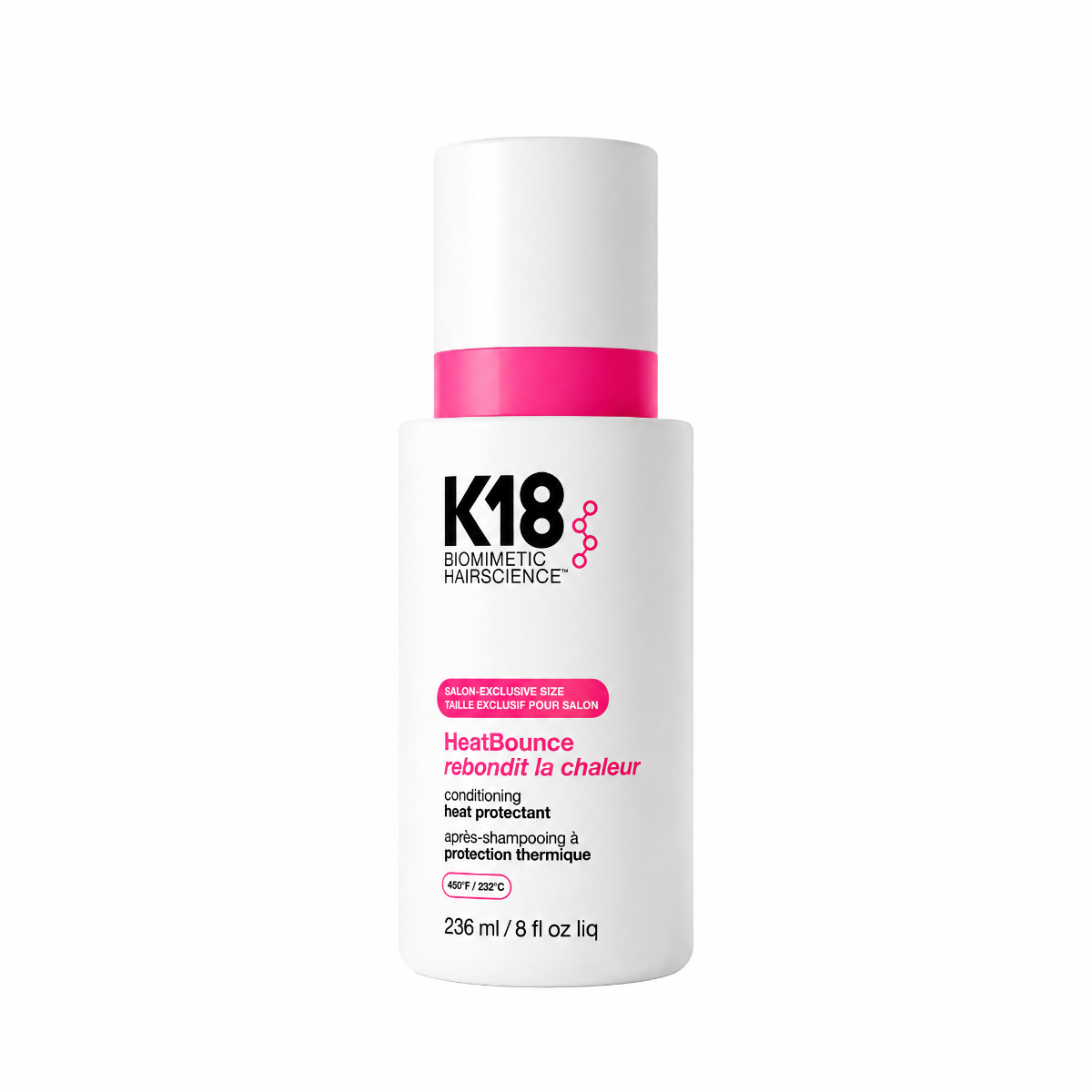 K18 HeatBounce Conditioning Heat Protectant 236 ml - Varmebeskyttelse til håret - OS Frisørartikler