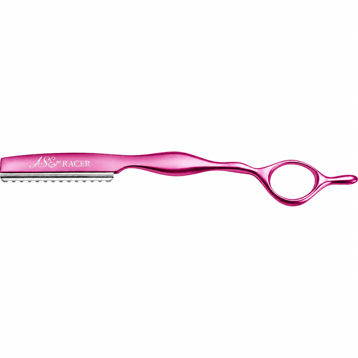 e-kwip Ase Racer Pink - Styling Barberkniv / Razor - Gul - OS Frisørartikler