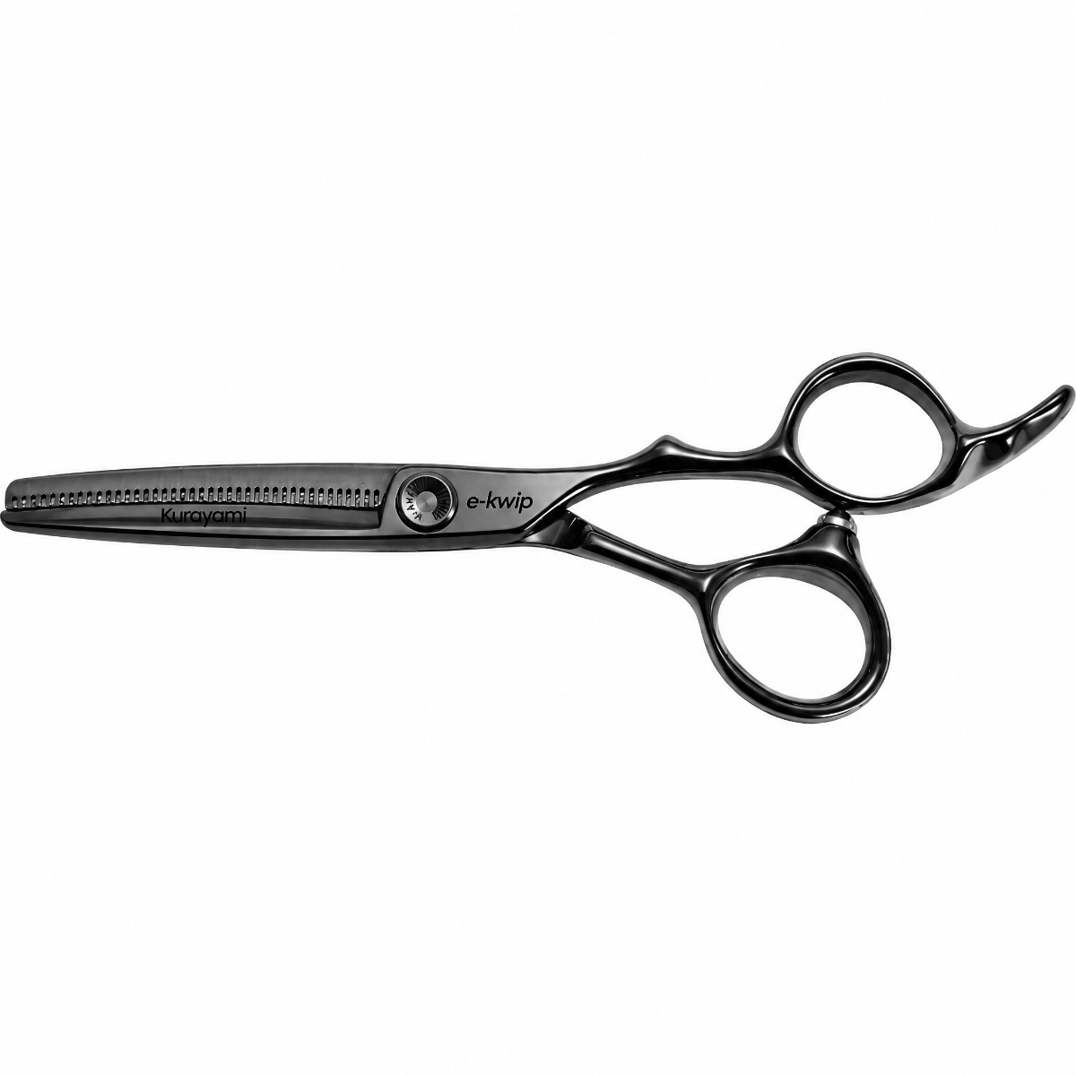 e-kwip Kurayami 40 5,5'' 40 Teeth - Fortynder frisørsakse - Sort - OS Frisørartikler