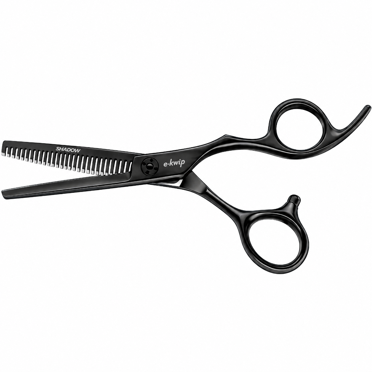 e-kwip Shadow SD 5,5" 40 Teeth - Fortynder frisørsakse - Sort - OS Frisørartikler