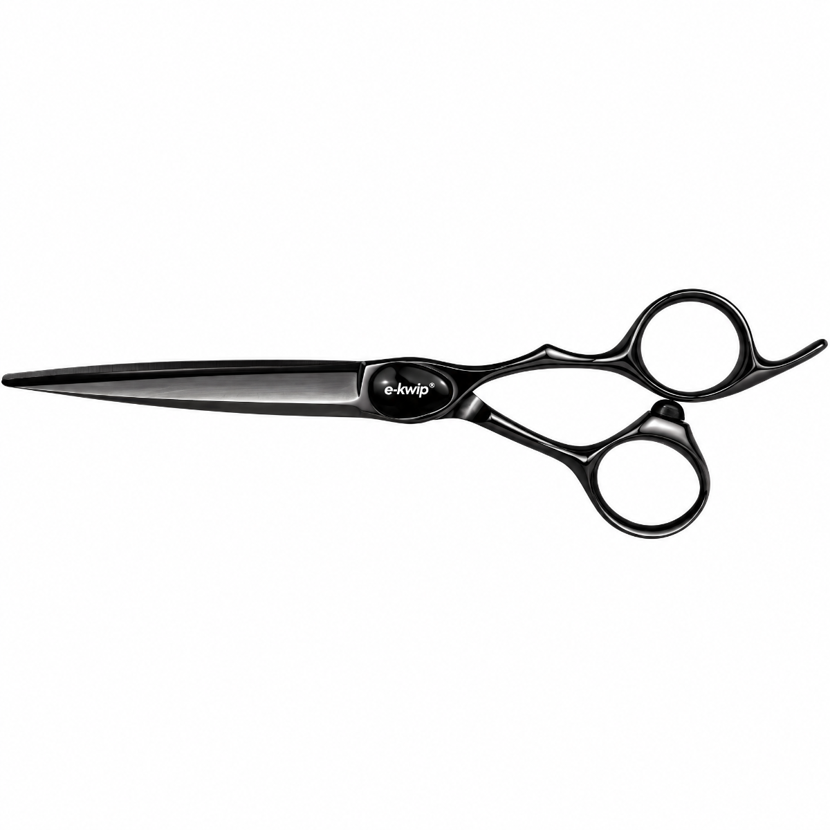 e-kwip+ Primus Black Titanium 5,5'' - Frisørsakse - Sort - OS Frisørartikler