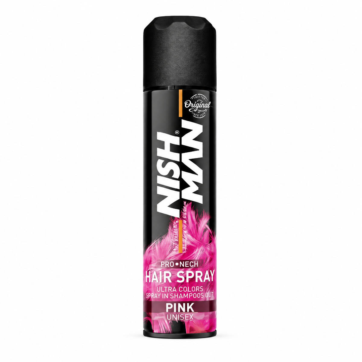 Nishman Hair Coloring Mech Spray Pink 150 ml - Hårfarve Spray - Grå - OS Frisørartikler