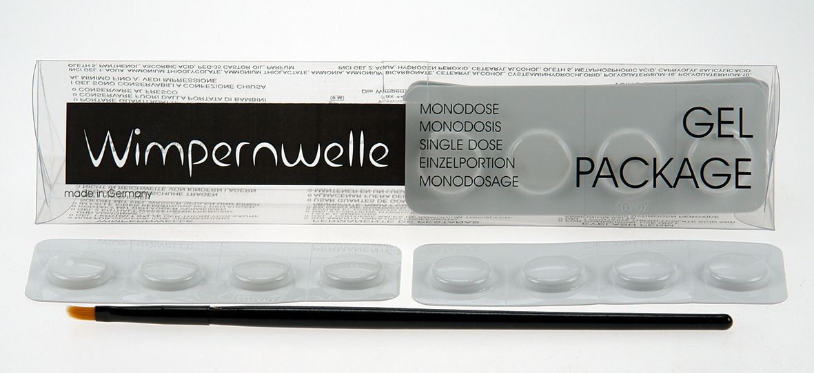 Wimpernwelle Gel Package Single Portion - Vippe & Øjenbrynsfarve - OS Frisørartikler