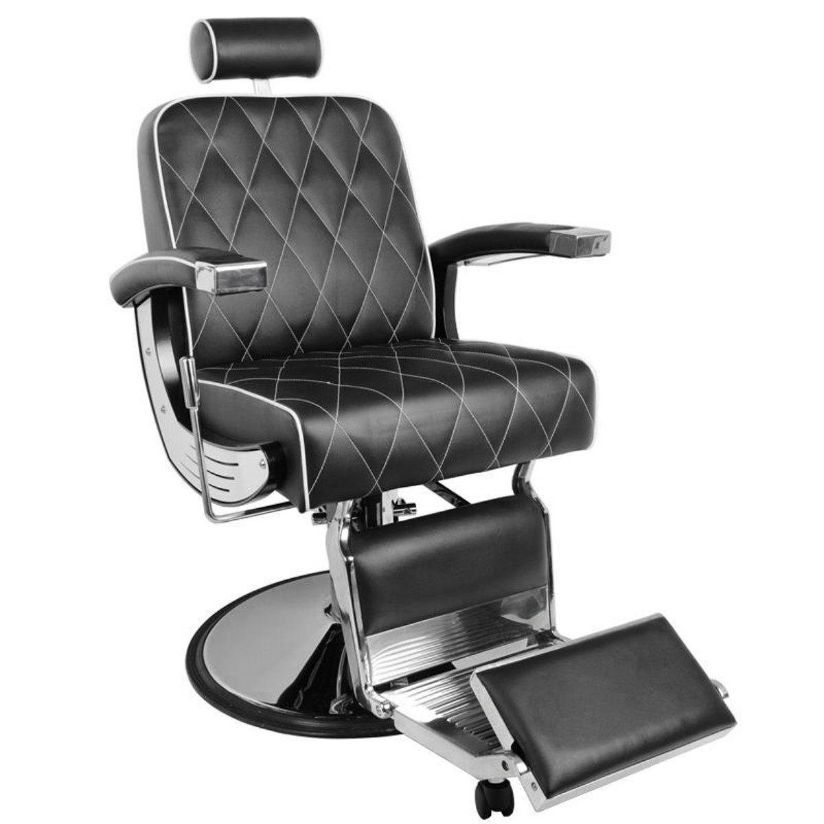Gabbiano Barberstol Imperial Black - Barberstol - Sort - OS Frisørartikler