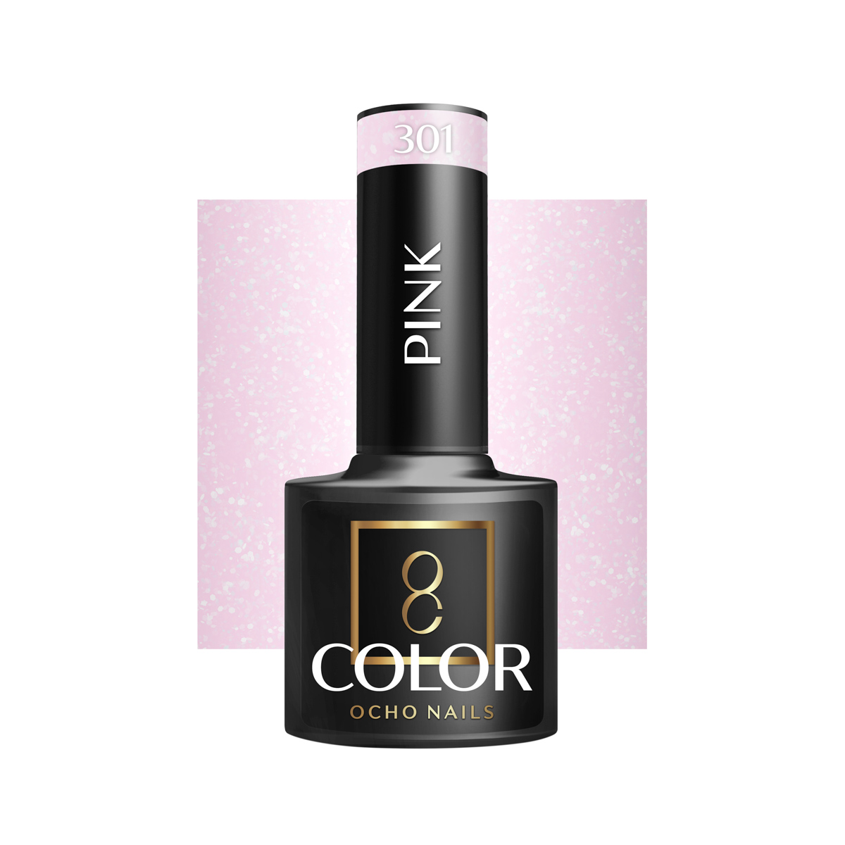 Ocho Nails Hybrid Nail Polish Pink 301 5g - Neglelak - Lyserød - OS Frisørartikler