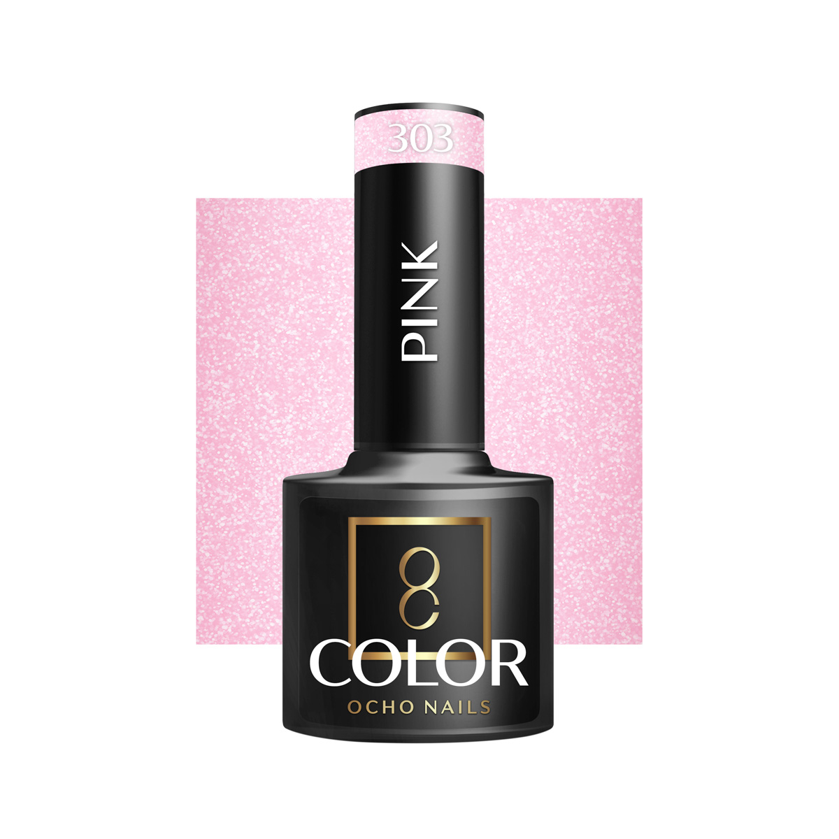 Ocho Nails Hybrid Nail Polish Pink 303 5g - Neglelak - Lyserød - OS Frisørartikler