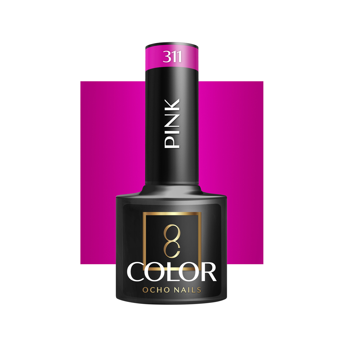 Ocho Nails Hybrid Nail Polish Pink 311 5g - Neglelak - Lyserød - OS Frisørartikler