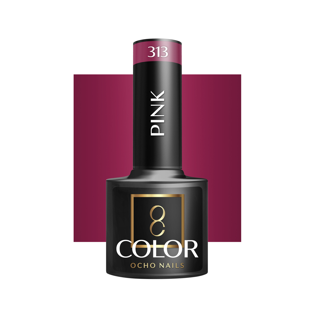 Ocho Nails Hybrid Nail Polish Pink 313 5g - Neglelak - Lyserød - OS Frisørartikler