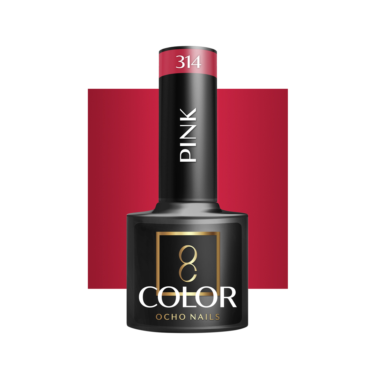 Ocho Nails Hybrid Nail Polish Pink 314 5g - Neglelak - Lyserød - OS Frisørartikler