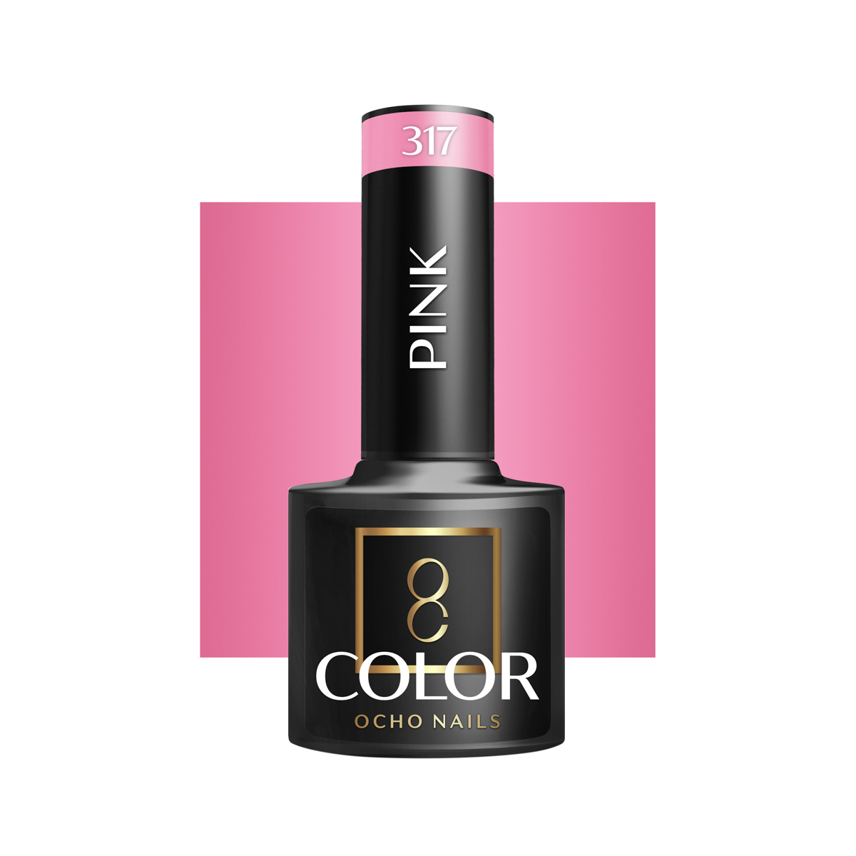 Ocho Nails Hybrid Nail Polish Pink 317 5g - Neglelak - Lyserød - OS Frisørartikler