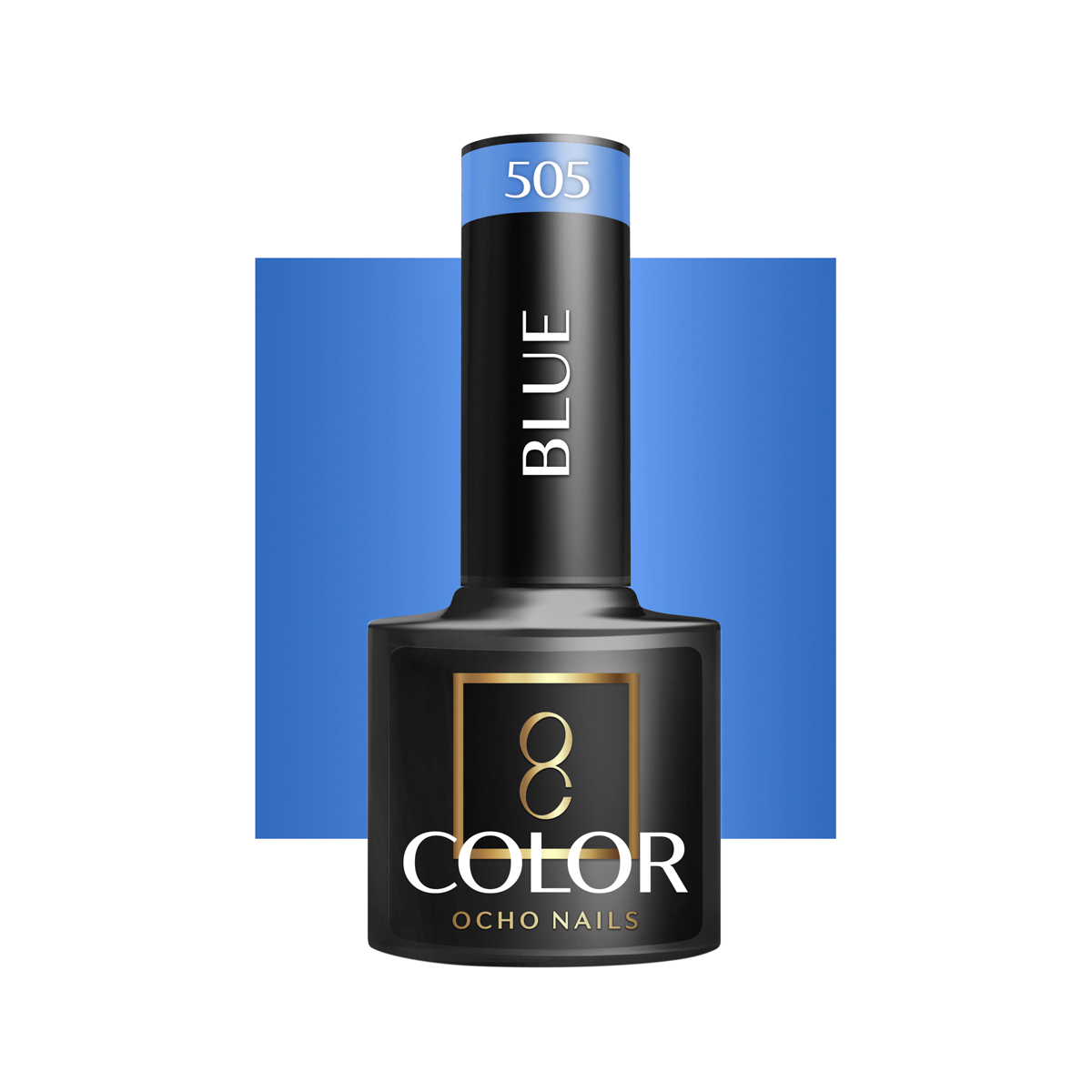 Ocho Nails Hybrid Nail Polish Blue 505 5g - Neglelak - Blå - OS Frisørartikler