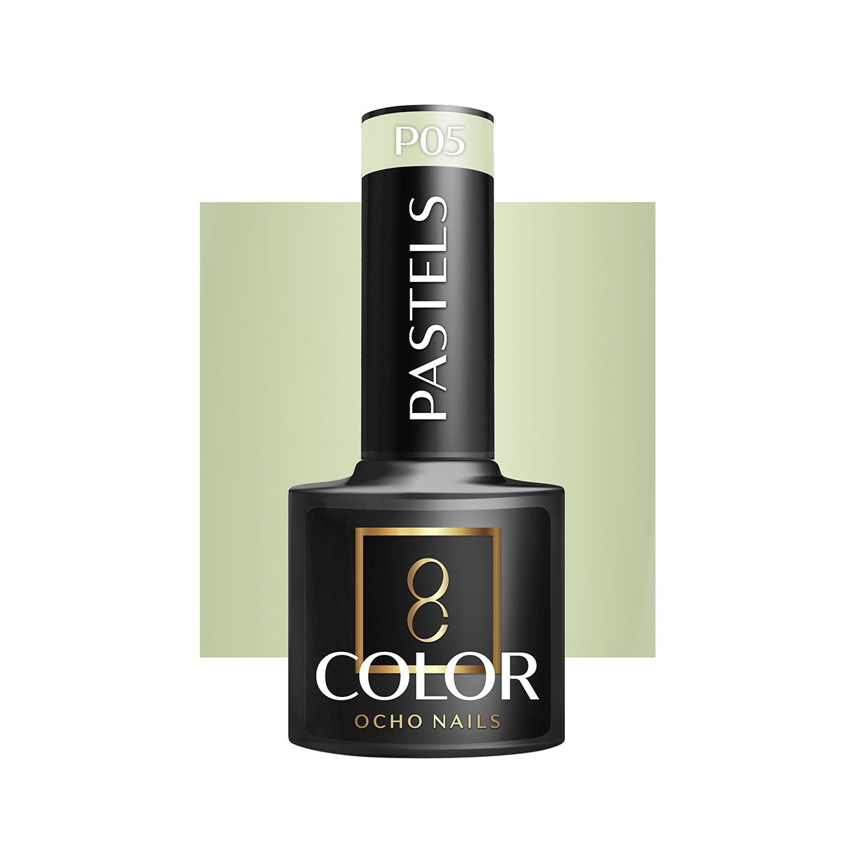 Ocho Nails Hybrid Mail Polish Pastels P05 5g - Neglelak - Sort - OS Frisørartikler