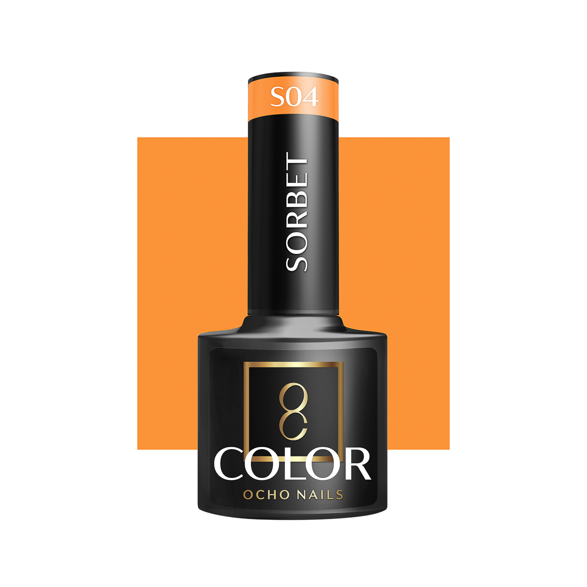 Ocho Nails Hybrid Nail Polish Sorbet S04 5g - Neglelak - Lyserød - OS Frisørartikler