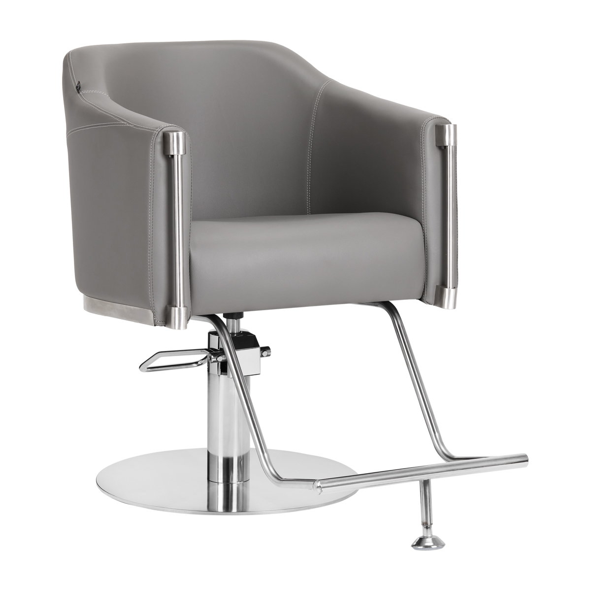 Gabbiano Hairdressing Chair Burgos Grey - Styling Stole - Grå - OS Frisørartikler