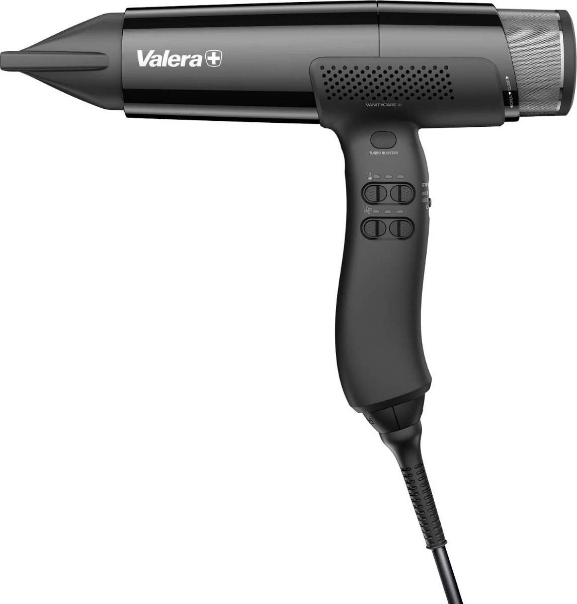 Valera VanityCare AI Black 2000 W - Føntørrer - Sort - OS Frisørartikler