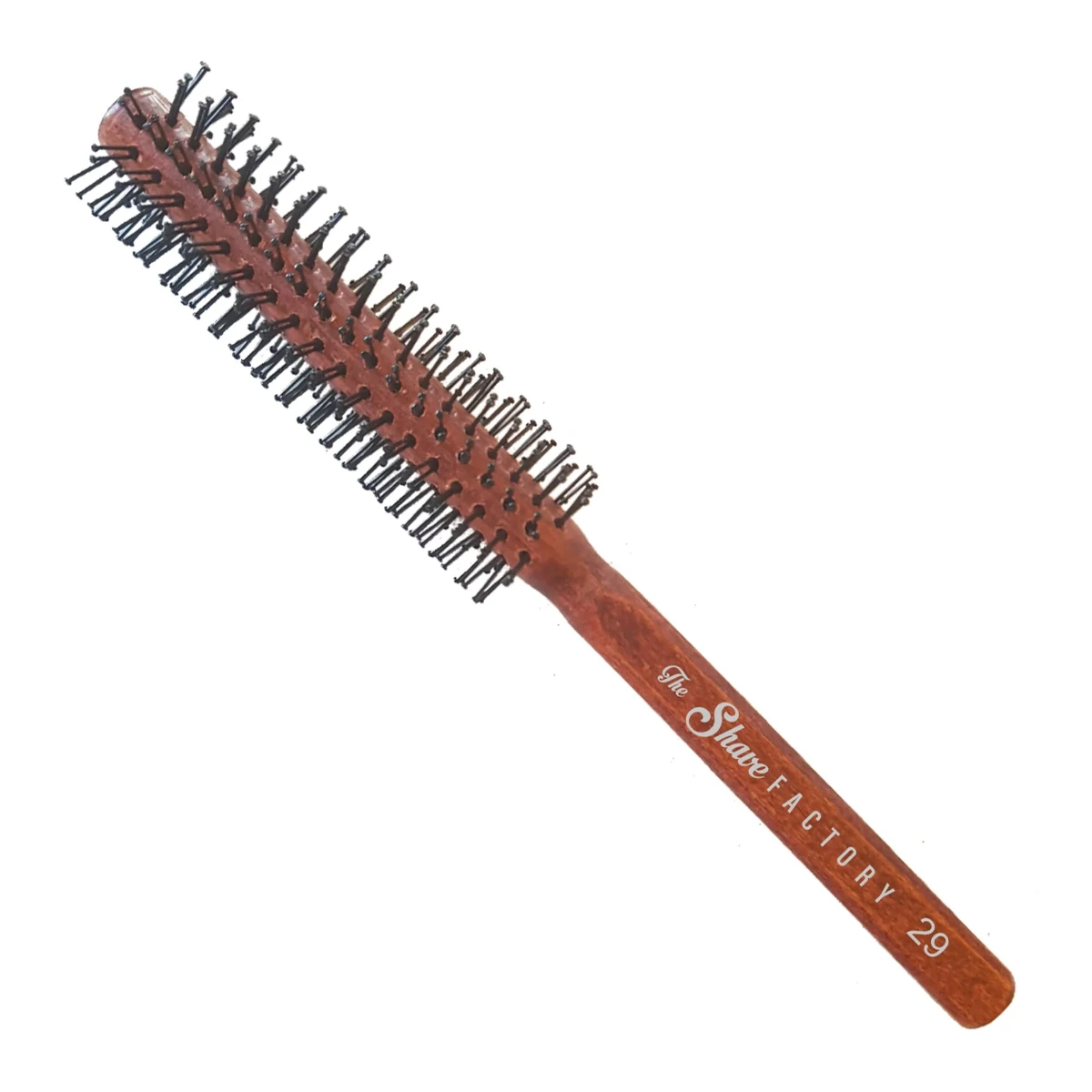 The Shave Factory Rundbørste Antistatic Ø29 mm - Rundbørste - Brun - OS Frisørartikler