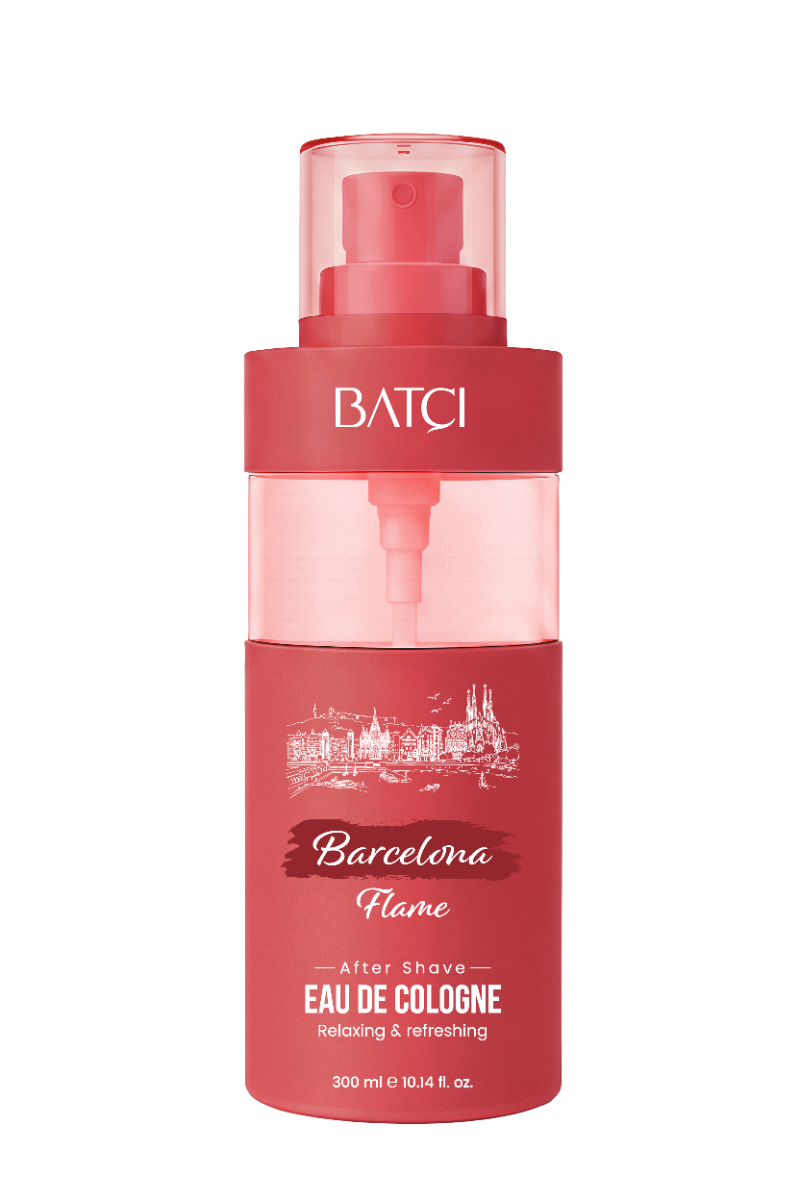 Batci Aftershave Spray Cologne Barcelona Flame 300 ml - OS Frisørartikler