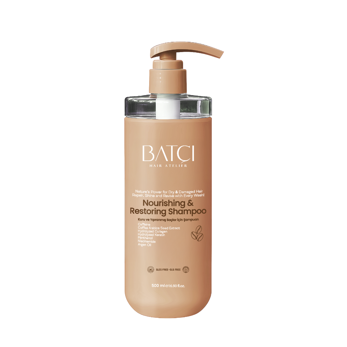Batci Nourishing & Restoring Shampoo 500 ml - OS Frisørartikler