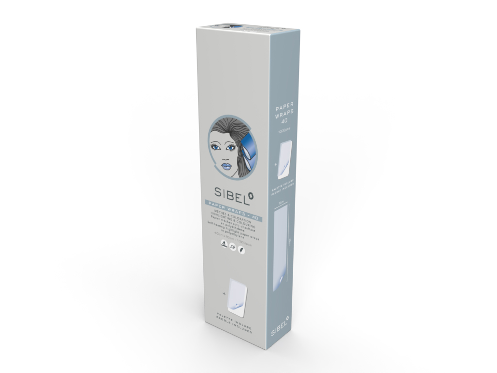Sibel Highlight Wraps 10x40 cm 1000 Pcs - Folie Artikler - OS Frisørartikler