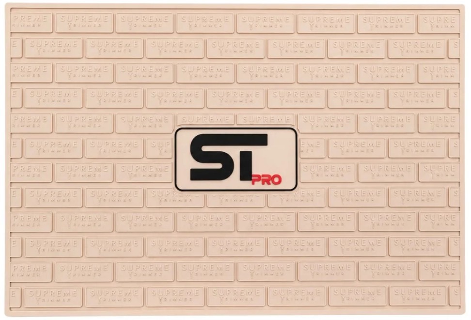 Supreme Trimmer Non Slip Barber Station Mat Sand 45x29 cm - Diverse - OS Frisørartikler