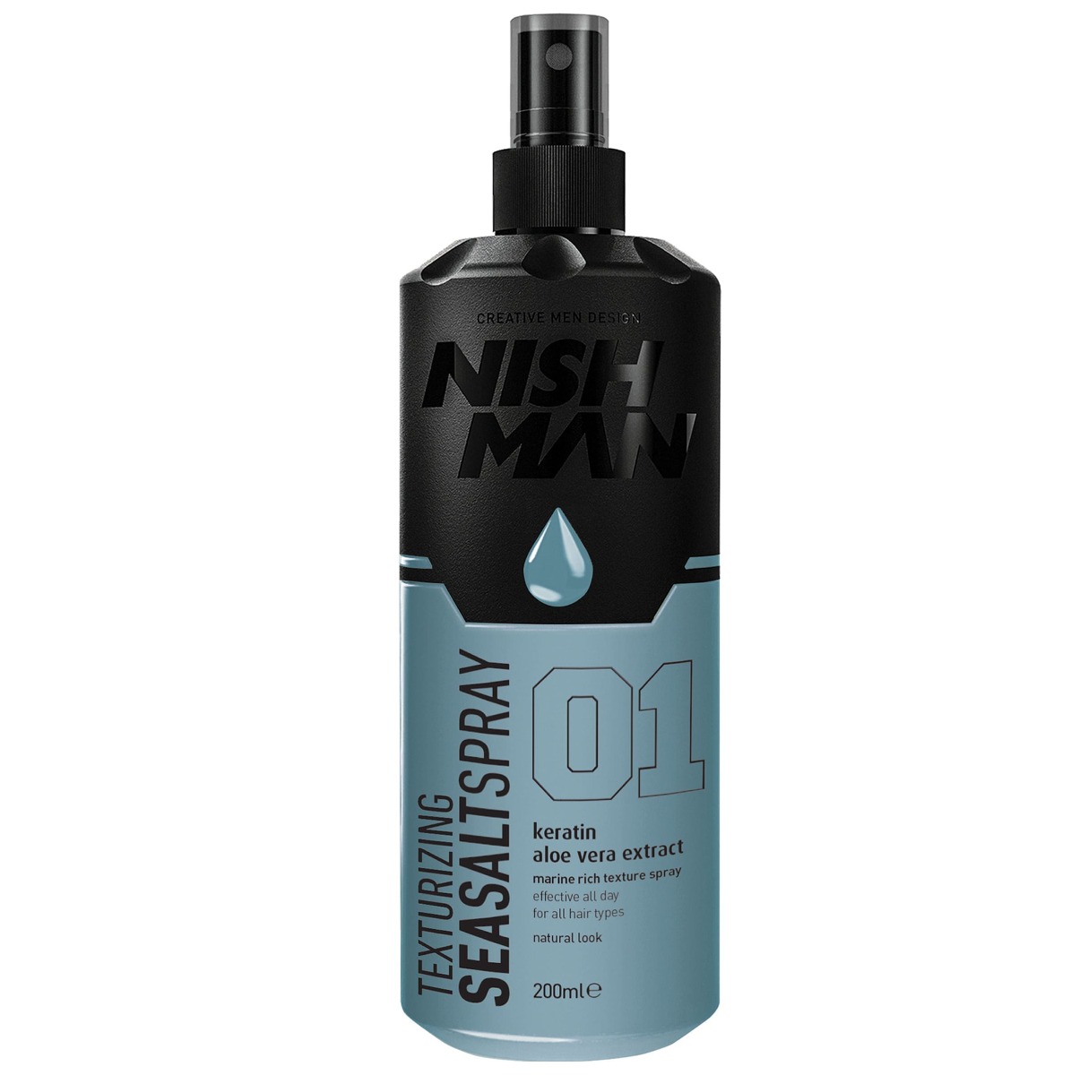 Nishman Saltvandsspray 01 200 ml - Saltvandsspray - OS Frisørartikler