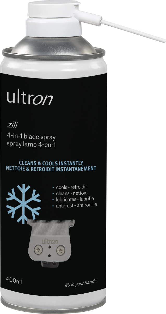 Ultron Zili Cool Blade Spray 400 ml - Desinficering & Olie - OS Frisørartikler