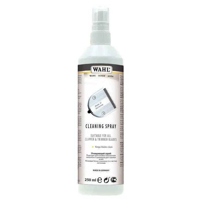 Wahl Professional Cleaning Spray 250 ml - Desinficering & Olie - OS Frisørartikler